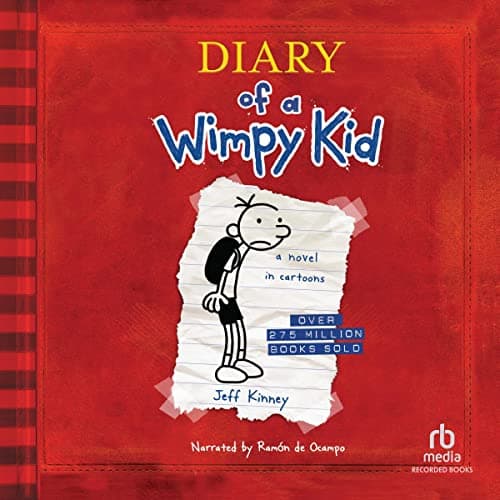 Diary of a Wimpy Kid audiobook cover