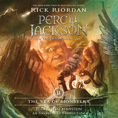 The Sea of Monsters audiobook cover