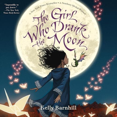 The Girl Who Drank the Moon audiobook cover