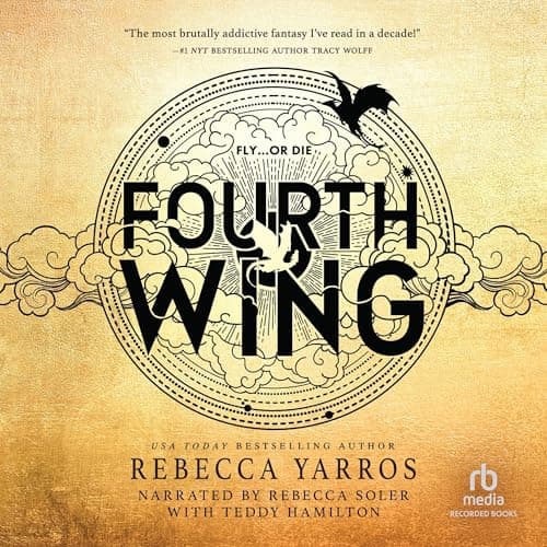 Fourth Wing audiobook cover