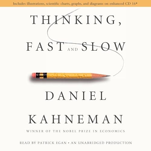 Thinking, Fast and Slow audiobook cover