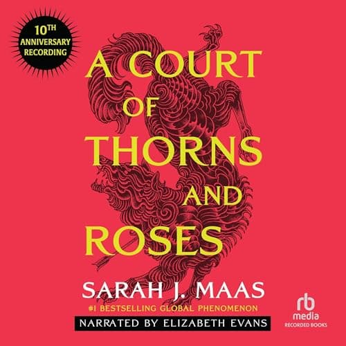 A Court of Thorns and Roses audiobook cover